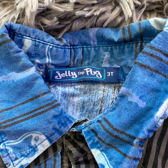 Jelly the Pug | guitar button up - Picture 3 of 3